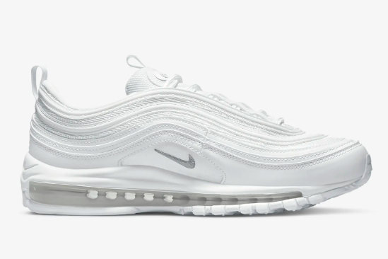 Men's Running weapon Air Max 97 White Shoes 071